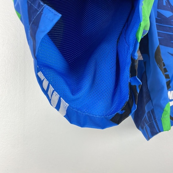 Nike boys elastic drawstring waist LOGO print 3 pocket swim lined short Size L - Picture 3 of 8